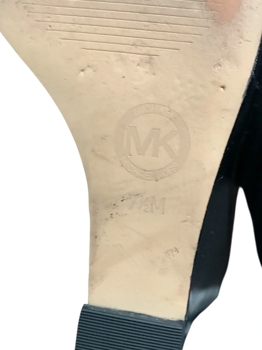 MICHAEL KORS Black Platform Wedge Booties size 7.5